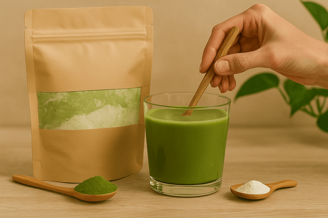 От мен, Гери: Защо създадох Matcha & Морски Колаген - GUT2BE Комбуча