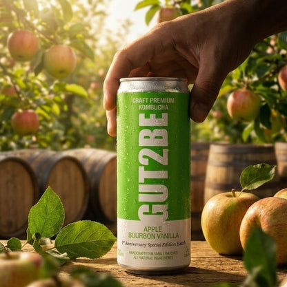 Комбуча с Ябълка и Бурбонска ванилия в кенче