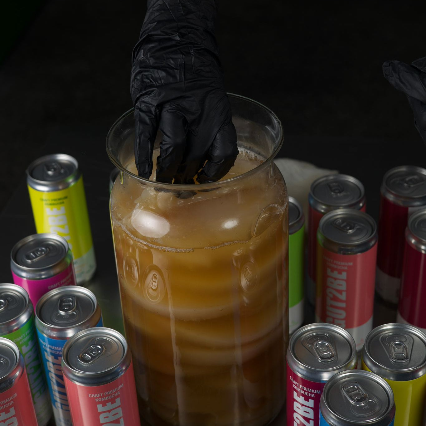 Kombucha s  praskova malina i sinq spirulina kakto i kombucha gyba v burkan za kombucha za pravene vkushti