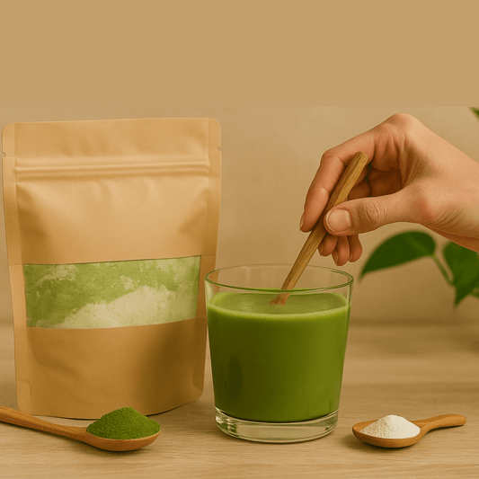 Matcha & Морски Колаген | 100гр | Еликсирът на жизнеността отвътре навън - GUT2BE КомбучаMatcha & Морски Колаген | 100гр | Еликсирът на жизнеността отвътре навънGUT2BE КомбучаGUT2BE Комбуча